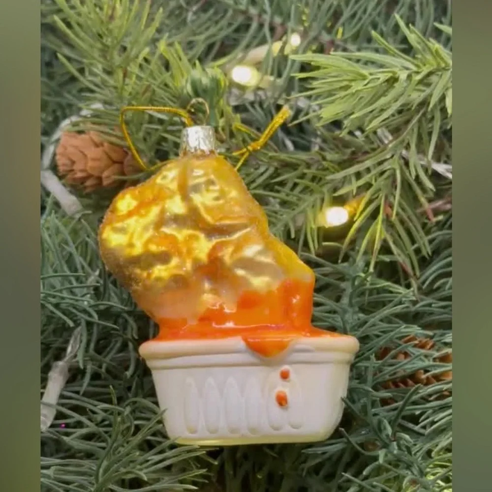 Chicken Nugget Christmas Ornament NWT Altar’d State - Picture 3 of 6